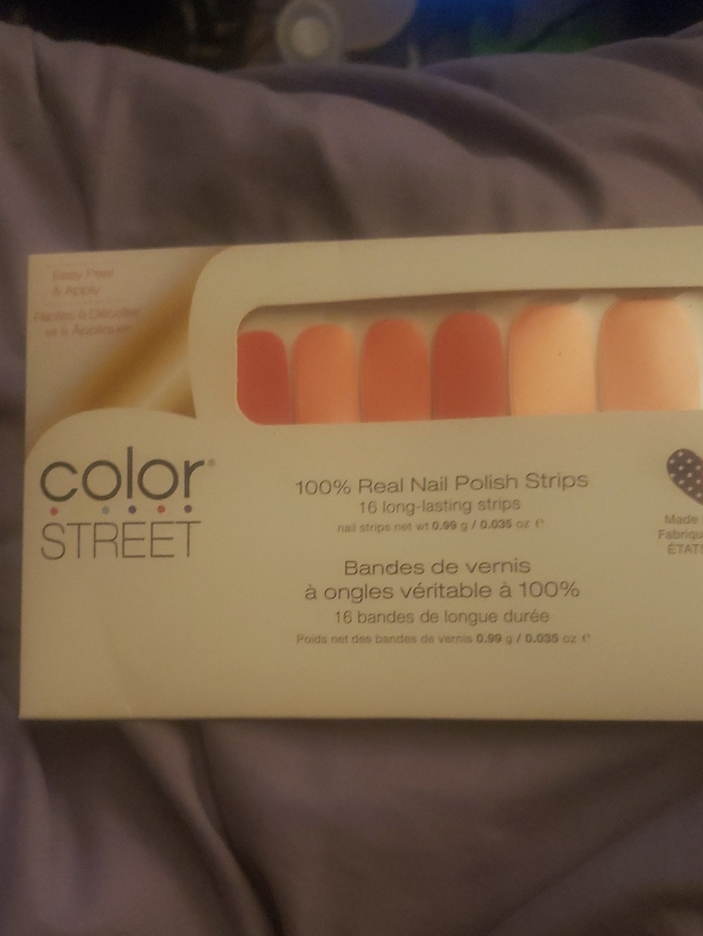 Color Street Citrus Sunrise Ombre Nail Strips